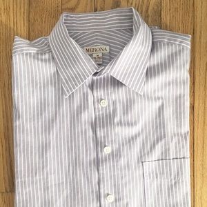 Light Purple Striped Dress Shirt